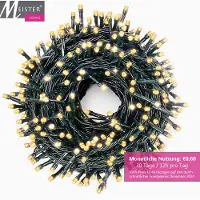 Meisterhome 300 led Warmwit - Kerstboom verlichting sfeer verlichting - Decoratie Voor binnen & buiten - IP44 -CE GS TüV - 27,5 m