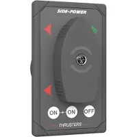 Sleipner Side Power 8909c Dual Switch Panel 120x70 Mm Transparant