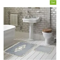 L'essentiel Maison L’essentiel Maison Badmat Set - 2-delig - Polyester - Antislip - Grijs