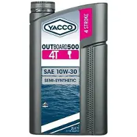 Yacco Outboard 500 4t 10w30 Oil 2l Transparant