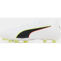 Puma Voetbalschoen 'King 20 Match' grasgroen / lichtrood / zwart / wit