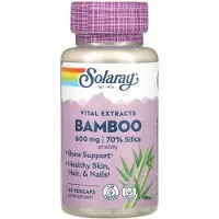 Solaray Bamboe 300 Mg 60 Eenheden