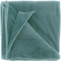 Unique living - Plaid Klaas Tea Green -150x200cm