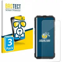 BROTECT Screenprotector 3 Stuks voor Cubot King Kong AX Beschermglas transparant