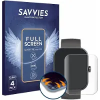 Savvies - Screenprotector voor Jugeman Y66 / P99 1.96" - Folie Beschermfolie transparant volledig dekking 4 Stuks