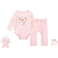 VBM babykleding - 3-delige set - rompertje-broekje en kousjes - 3-6 maand