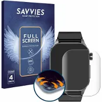 Savvies - Screenprotector voor Kardena Care Pro 4 / 5 Modern - Folie Beschermfolie transparant volledig dekking 4 Stuks