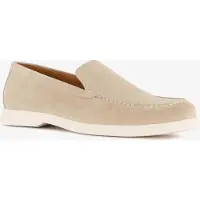 Van Beers suède heren instappers beige maat 45