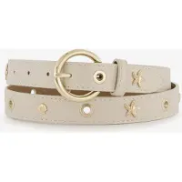 Scapino Dames riem met schelpenstuds goud