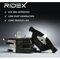RIDEX 402B2082 Remblokken