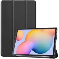 EtuiTab Serie - Tablethoes - Samsung Galaxy Tab S6 Lite - Zwart - Wake-Up/Sleep - Schokbestendig