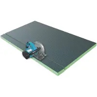 AICA douchebak XPS-isolatieplaat 140x90cm zijn ideaal voor vochtige ruimtes zoals een badkamer, H: 40mm,met douchegoot rooster en afvoer