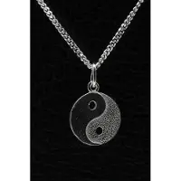 MOOYE ® - Collectie Zilveren Yin Yang ketting hanger - klein