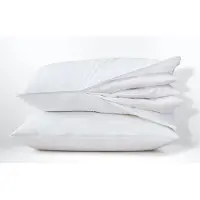Meisterhome 50 cm x 70 cm insteek nekkussen verenkussen hoofdkussen - kussens slaapkamer - voor hoofd, nek en schouders - tegen nekklachten. Verenkussen ''Het echte slapen begint bij ''