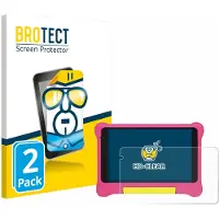 BROTECT - Screenprotector voor Happybe Kids Tablet 7" - Folie Beschermfolie transparant 2 Stuks