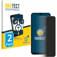BROTECT - privacy screenprotector voor Samsung Galaxy A26 5G - Folie Beschermfolie Blauwlichtfilter 2 Stuks
