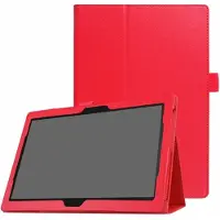 EtuiTab - Stand Type Hoes - Lenovo Tab M10 FHD Plus 10.3 - Rood - Eco-leer