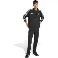 Adidas België Originals Trainingspak Full-Zip Zwart Lichtblauw Roze