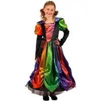 Thetru Color Witch - Maat 116/128 - - Halloween - Carnaval - Heks