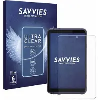 Savvies - Screenprotector voor CHCNAV LT800 - Folie Beschermfolie transparant 6 Stuks