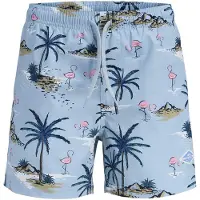 Jack & Jones JACK&JONES - JPSTMAUI VIBES NOVELTY AOP SWIM SH JNR - Jongens - Zwembroeken