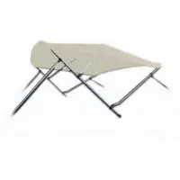 Navishade 3 Boog Biminitop Zonnetent PREMIUM H91 cm BEIGE Breedte 231-243 cm