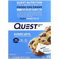 Quest Nutrition Quest Protein Bars - 12 repen - Blueberry Muffin