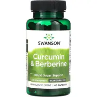 Swanson Health - Curcumine &amp; Berberine met Zwarte Peper 60 capsules