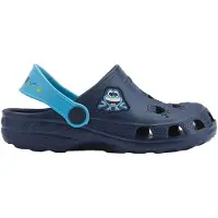 Coqui Klompen Kinderen Little Frog Donkerblauw-Blauw 2118A - Maat 20-21