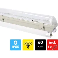 Proventa Outdoor Led Tl Lamp Met Bewegingssensor En Daglichtsensor - Waterdicht - 60 Cm