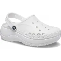 Crocs Dames baya platform klompen - Wit