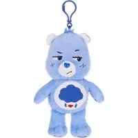 Troetelbeertjes rugzak clipje blauw - 14 cm - Sleutelhanger - Pluche - Care Bears