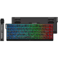MCHOSE Ace68 E-sport - Zwart Topographic 65% Hall Effect Uranus Magnetische Switch eSports 8K Hz RGB Hotswap Mechanisch Gaming Toetsenbord (MC-Ace68-20)