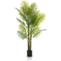 Meisterhome Areca Kunstpalm 180 cm – Grote Tropische Kunstplant – Realistische Kunstpalm voor Woonkamer & Kantoor
