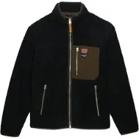 Superdry Tussenjas 'VINTAGE RETRO' olijfgroen / zwart
