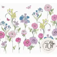 Laura Ashley Gilly Fotobehang - Bloemen - 300cmx280cm - Roze