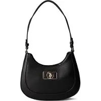 U.S. POLO ASSN. Schoudertas 'Jones Chic' goud / zwart