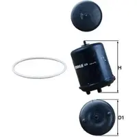 MAHLE ORIGINAL Oliefilter OZ 9D