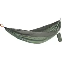 Cocoon - Travel Hammock Double - Hangmat 285 x 190 cm, olijfgroen/grijs