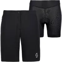 SCOTT - Women's Shorts Vertic Lt with Pad - Fietsbroek S, zwart