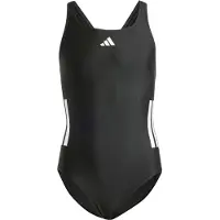 Adidas Sportieve badmode '3-Stripes C-Back Swimsuit' zwart / offwhite