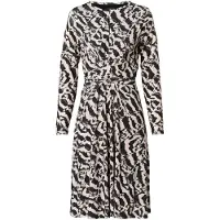 Mart Visser Maddie Print Jurk Creme / Zwart