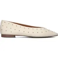 Stefano lauran Dames Ballerina's X1417.1 - Wit - Maat 40