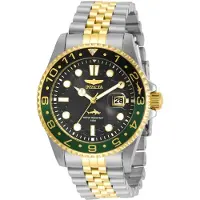 Invicta Pro Diver 30625 Heren Horloge - Quartz Uurwerk - Roestvrij Staal met zwarte Wijzerplaat - 43mm