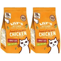 Lily's Kitchen 2x Kattenvoer Droog Adult Kip & Groenten 2 Kg