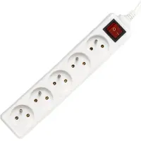 PremiumCord PP5K-07 power extension 5 AC outlet(s) White