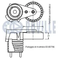 RUVILLE 6510 Wiellagerset