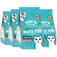 Lily's Kitchen - Kattenvoer - Droogvoer - Witvis met Zalm - 4 x 2 kg