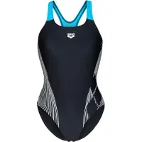 Arena Badpak 'Pro Back' lichtblauw / zwart / wit