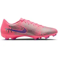 Nike Zoom Mercurial Vapor 16 Vinicius Júnior Academy Gras / Kunstgras Voetbalschoenen (MG) Felroze Paars Zilver